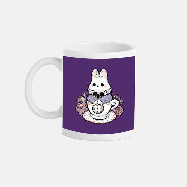 Cute White Rabbit Tea Cup-None-Mug-Drinkware-xMorfina