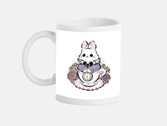 Cute White Rabbit Tea Cup