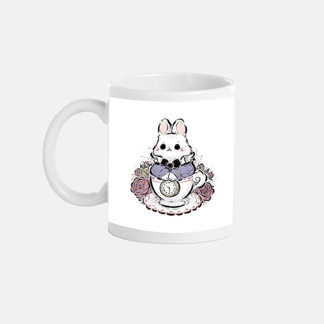 Cute White Rabbit Tea Cup-None-Mug-Drinkware-xMorfina