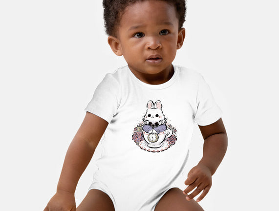 Cute White Rabbit Tea Cup