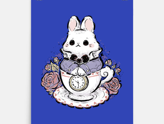 Cute White Rabbit Tea Cup