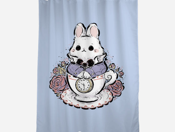 Cute White Rabbit Tea Cup