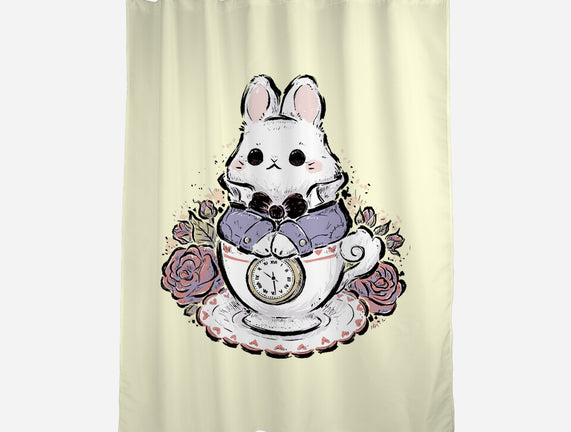 Cute White Rabbit Tea Cup