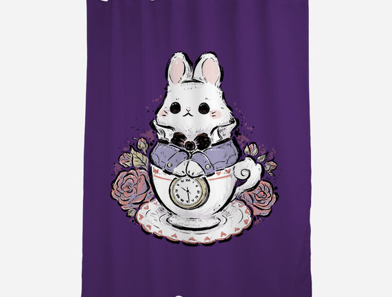 Cute White Rabbit Tea Cup