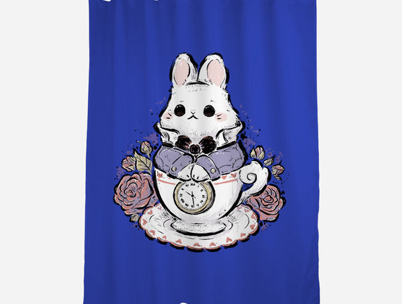 Cute White Rabbit Tea Cup