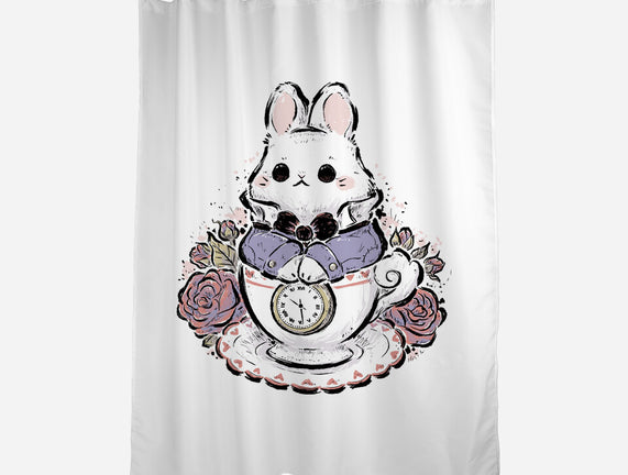 Cute White Rabbit Tea Cup