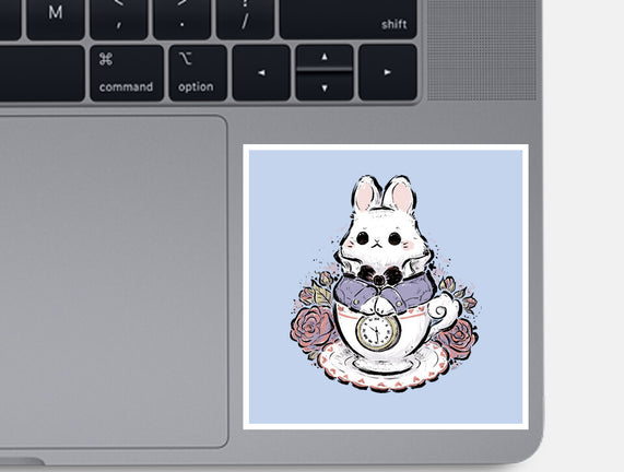 Cute White Rabbit Tea Cup