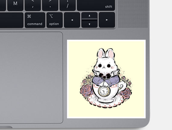 Cute White Rabbit Tea Cup