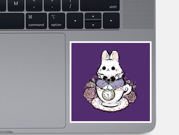 Cute White Rabbit Tea Cup