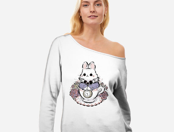 Cute White Rabbit Tea Cup
