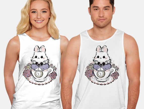 Cute White Rabbit Tea Cup
