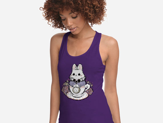 Cute White Rabbit Tea Cup