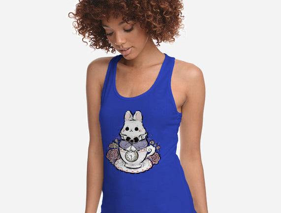 Cute White Rabbit Tea Cup