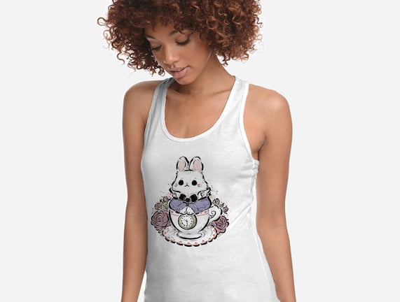 Cute White Rabbit Tea Cup
