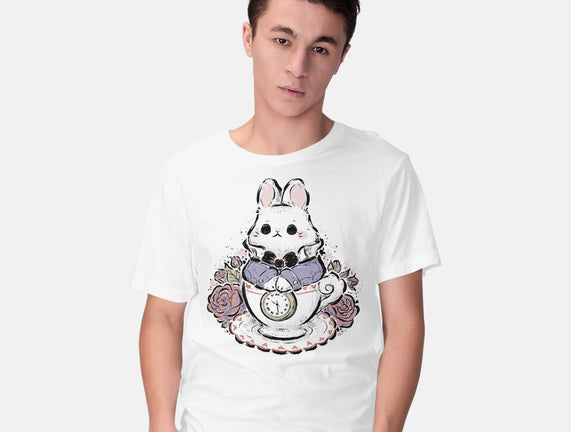 Cute White Rabbit Tea Cup