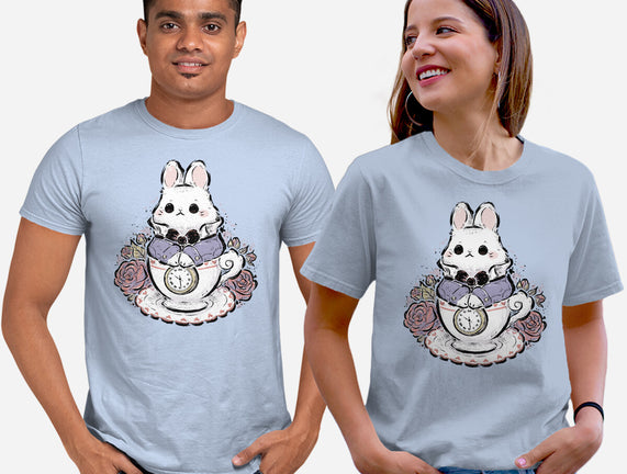 Cute White Rabbit Tea Cup