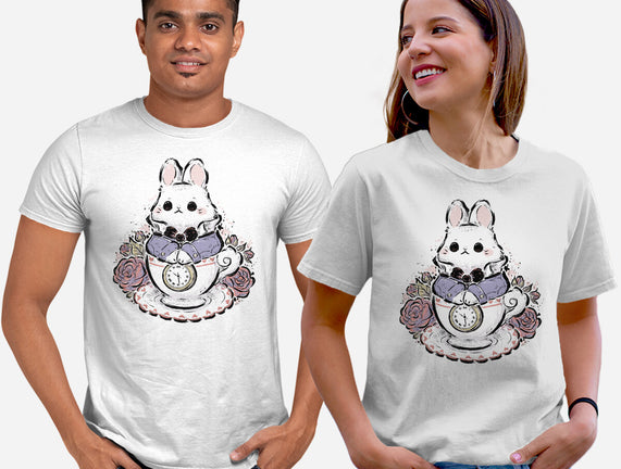 Cute White Rabbit Tea Cup