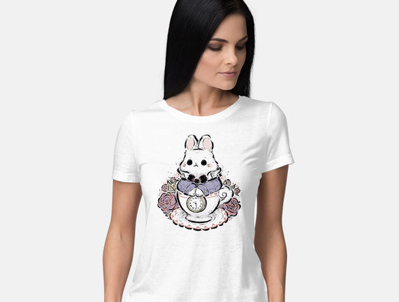 Cute White Rabbit Tea Cup