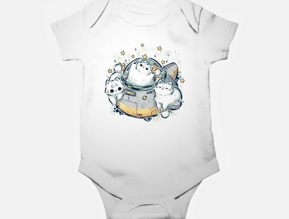 Cute Alien Cats Spaceship