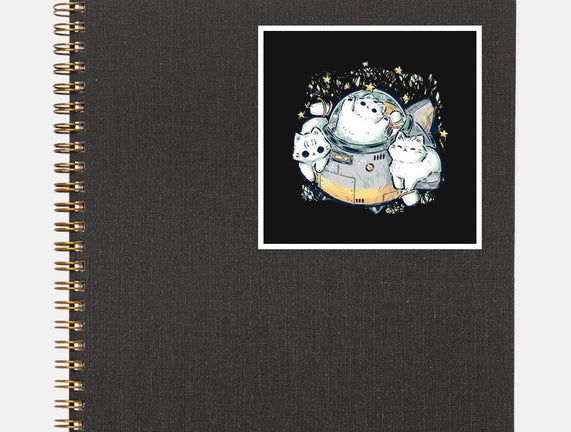 Cute Alien Cats Spaceship