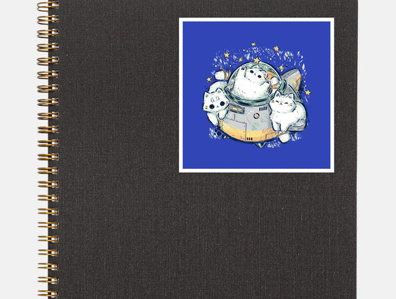 Cute Alien Cats Spaceship