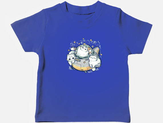 Cute Alien Cats Spaceship
