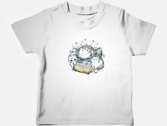 Cute Alien Cats Spaceship