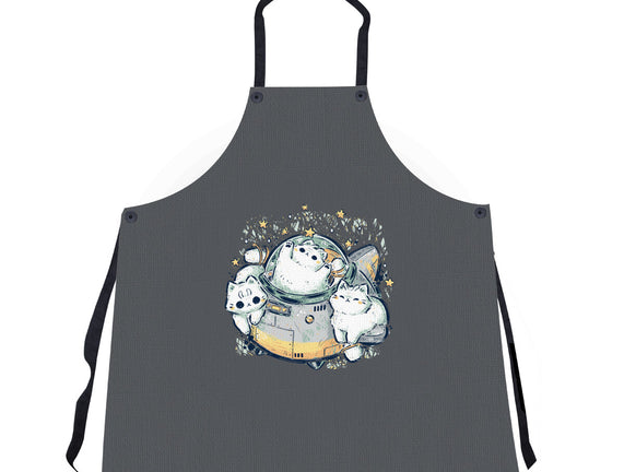 Cute Alien Cats Spaceship