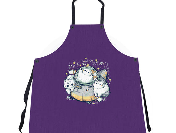Cute Alien Cats Spaceship