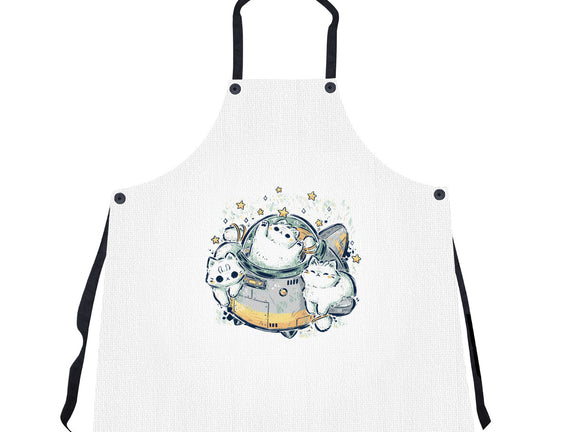 Cute Alien Cats Spaceship