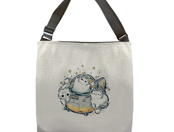 Cute Alien Cats Spaceship