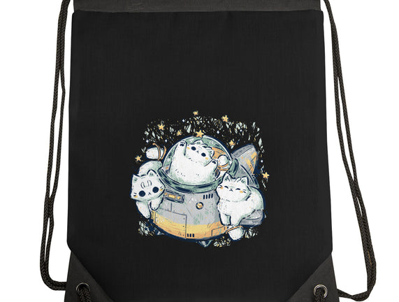 Cute Alien Cats Spaceship