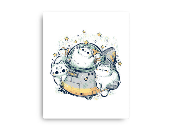 Cute Alien Cats Spaceship