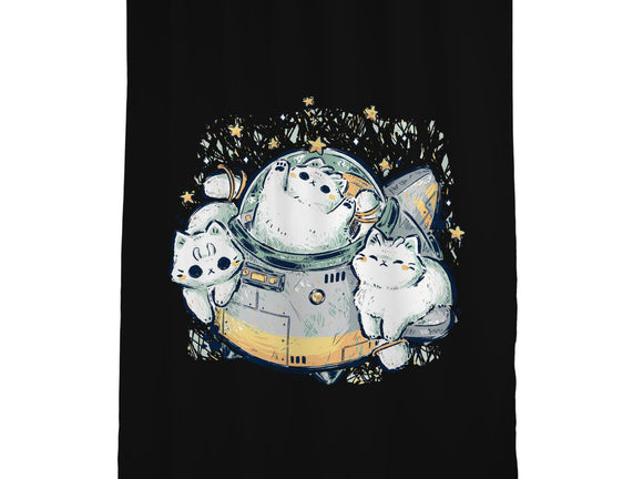 Cute Alien Cats Spaceship