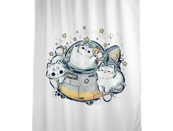 Cute Alien Cats Spaceship