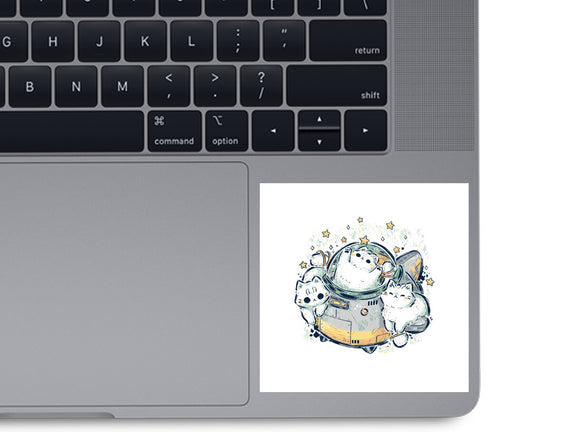 Cute Alien Cats Spaceship