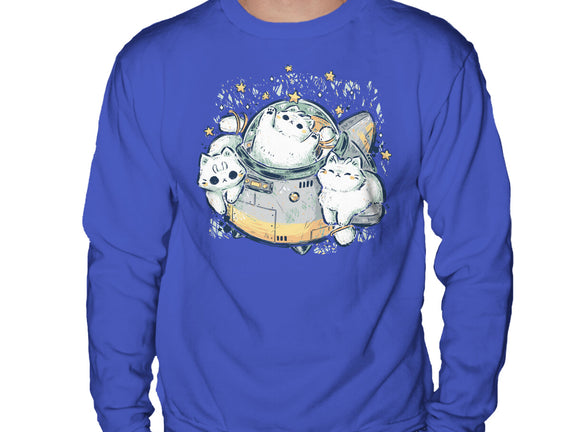 Cute Alien Cats Spaceship