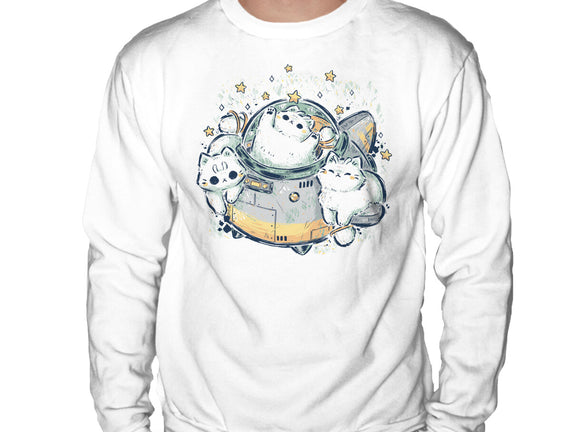 Cute Alien Cats Spaceship