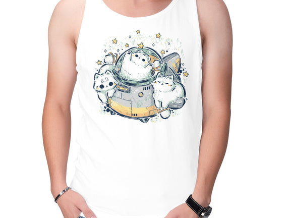 Cute Alien Cats Spaceship