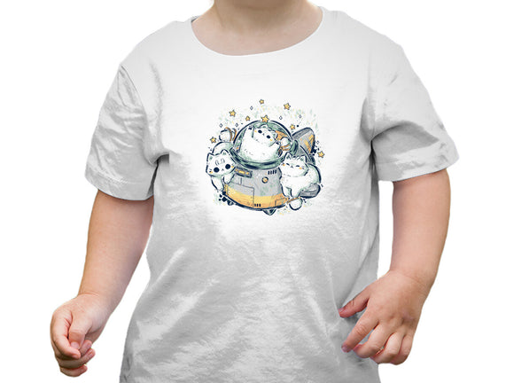 Cute Alien Cats Spaceship