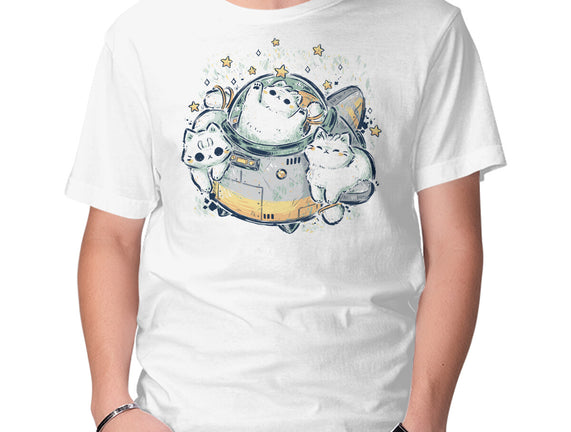 Cute Alien Cats Spaceship