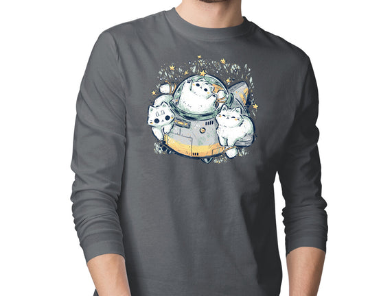 Cute Alien Cats Spaceship