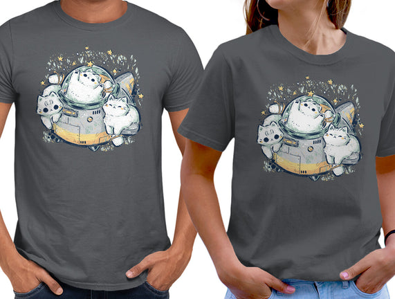 Cute Alien Cats Spaceship