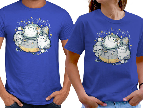 Cute Alien Cats Spaceship