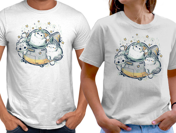 Cute Alien Cats Spaceship