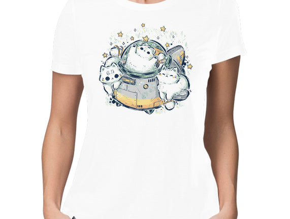 Cute Alien Cats Spaceship