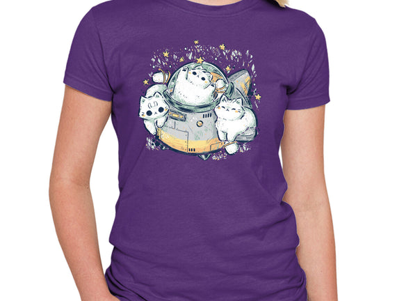 Cute Alien Cats Spaceship