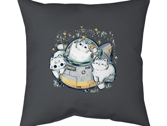 Cute Alien Cats Spaceship