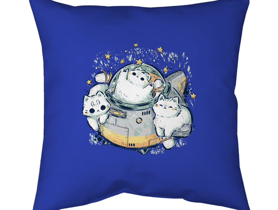 Cute Alien Cats Spaceship