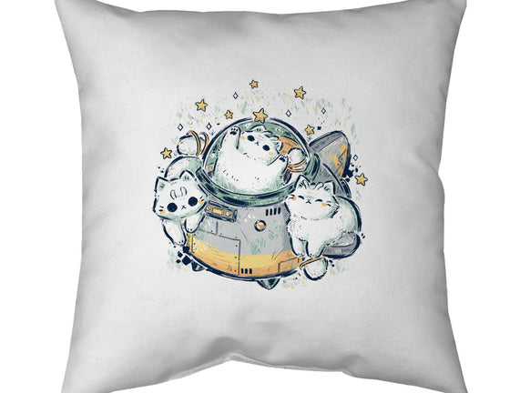 Cute Alien Cats Spaceship